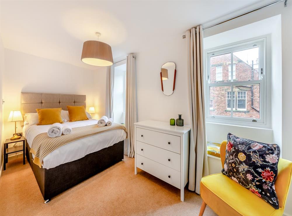 Double bedroom at Town Square Apartment in Alnwick, Northumberland