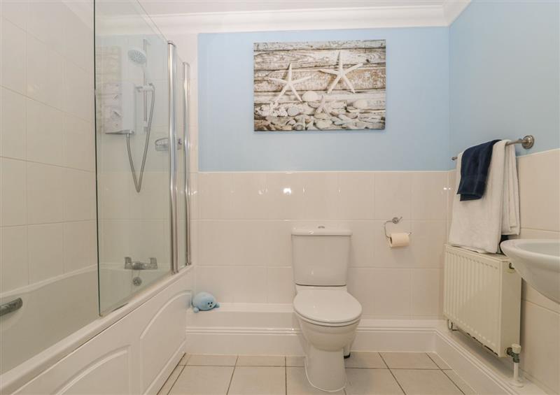 This is the bathroom at Townbridge Apartment, Weymouth