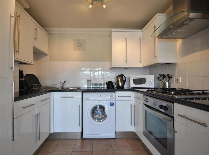 The kitchen at Townbridge Penthouse, Weymouth, Dorset