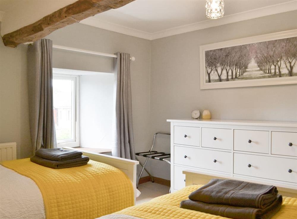 Good sized twin bedroom at Townend Cottage in Soulby, near Kirkby Stephen, Cumbria