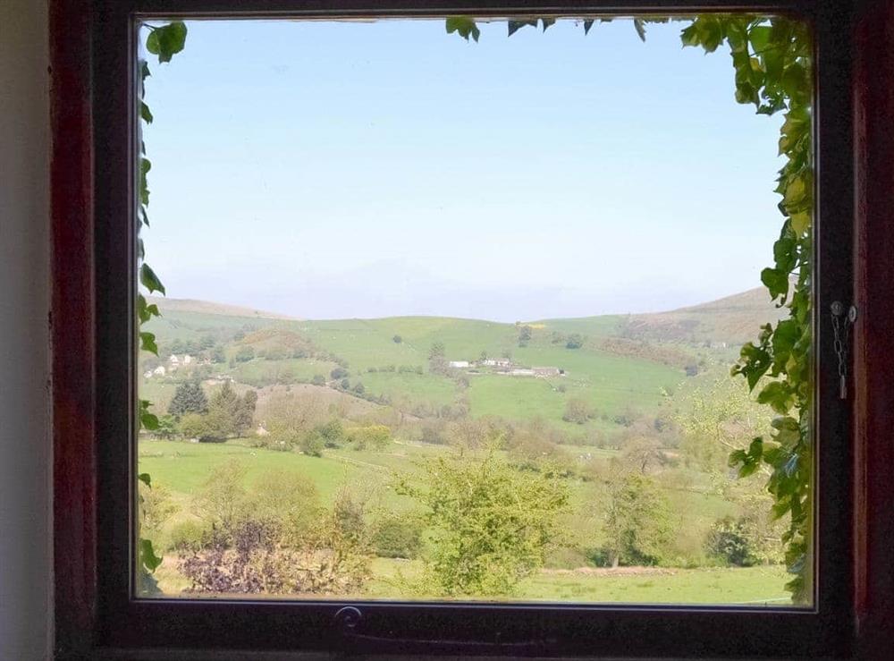 Fabulous view from the twin bedroom at Townfield Farm in Kettleshulme, near Whaley Bridge, Derbyshire