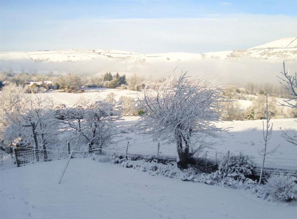 Surrounding area in Winter at Townfield Farm in Kettleshulme, near Whaley Bridge, Derbyshire