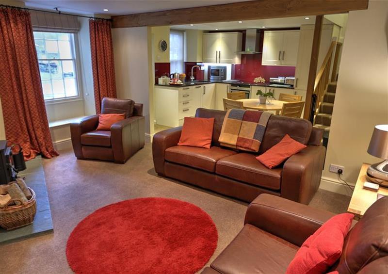 The living area at Townfoot Cottage, Langdale