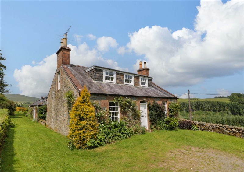The garden at Townhead of Auchenbainzie, near Thornhill