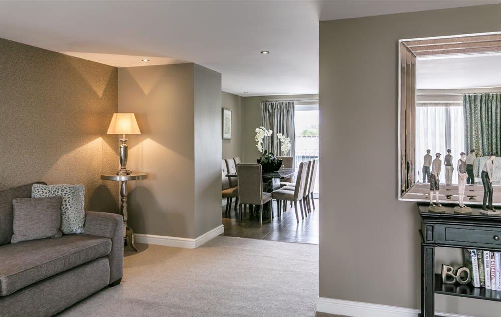 First floor: Large contemporary open plan living/dining room at Townhouse No. 6, Burneside, near Kendal