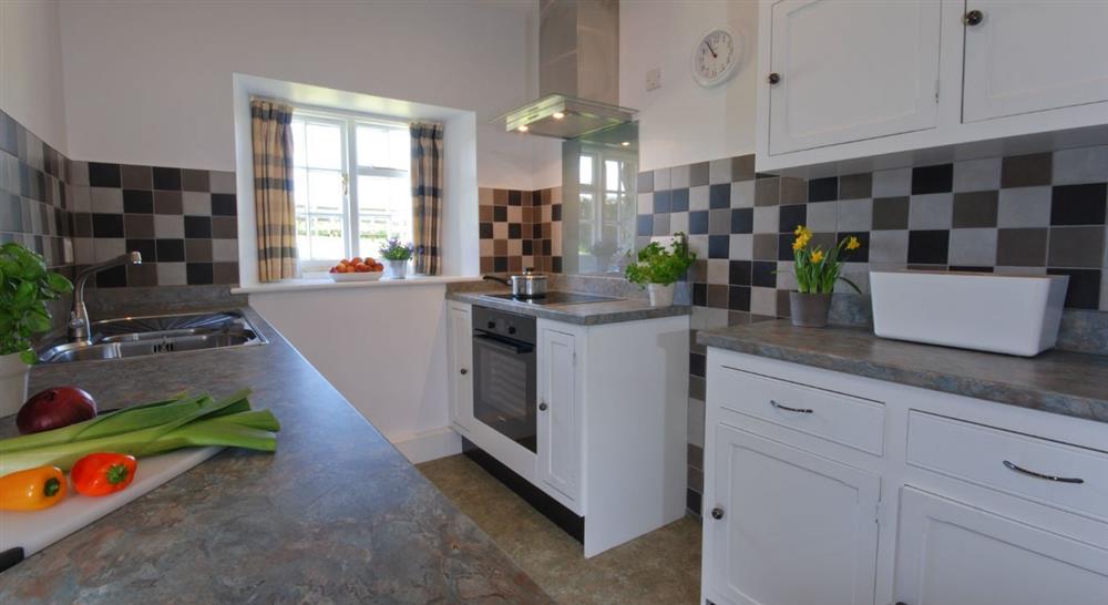 The kitchen at Townplace in Helston, Cornwall