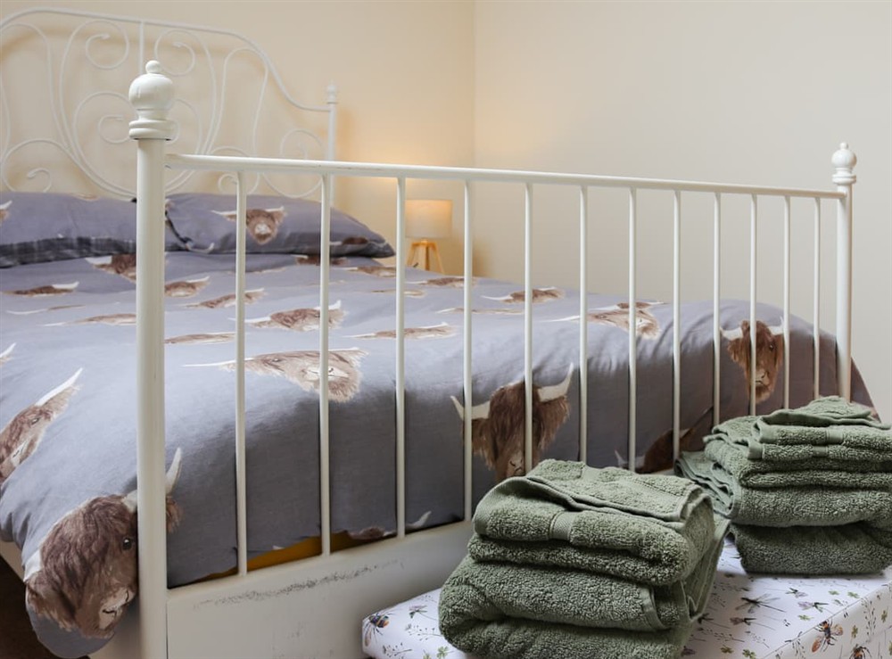 Double bedroom at Towy Cottage in Talley, near Llandeilo, Dyfed