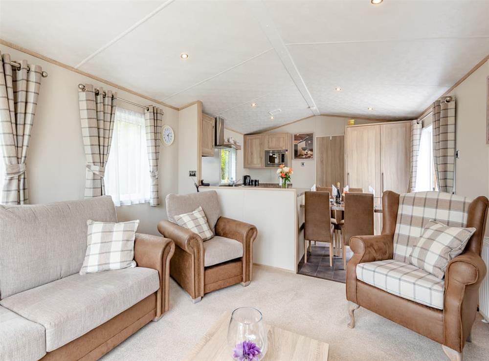Open plan living space at Tradmach Lodge in Patrington, North Humberside