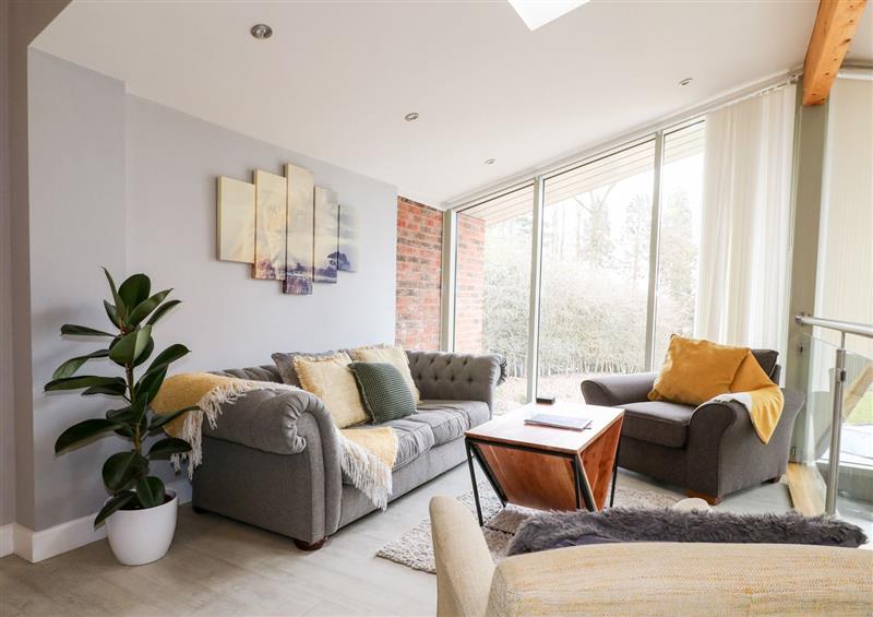 Enjoy the living room at Tranquil Waters Wellness Retreat, Hexgreave Hall Estate