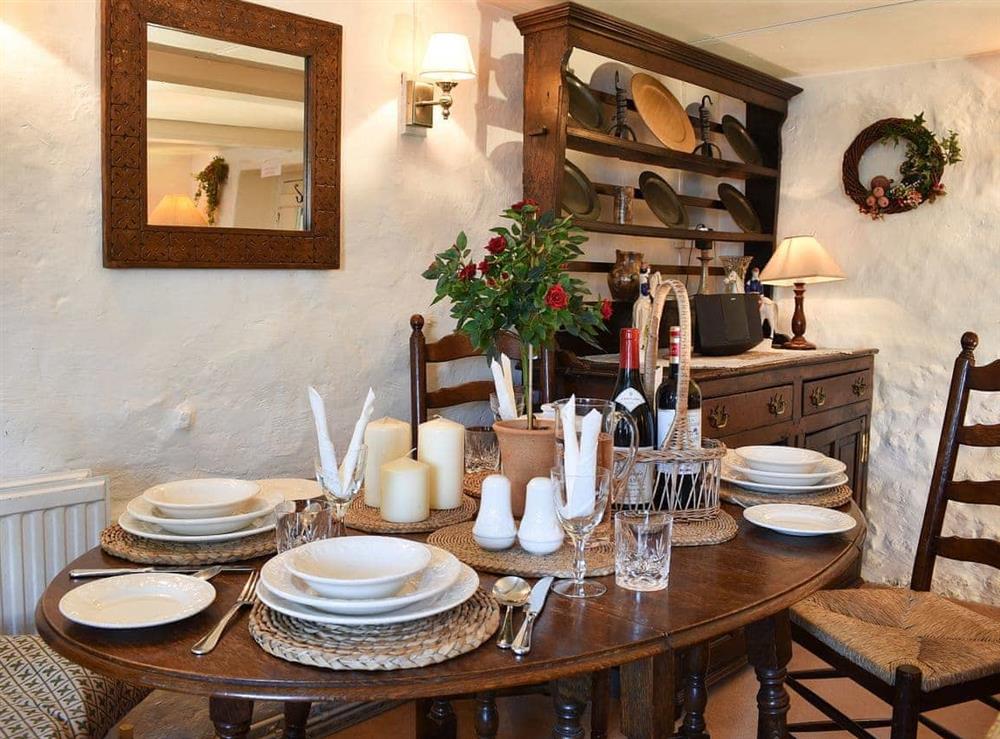 Dining Area at Tranquillity Cottage in Winfrith Newburgh, Dorset., Great Britain