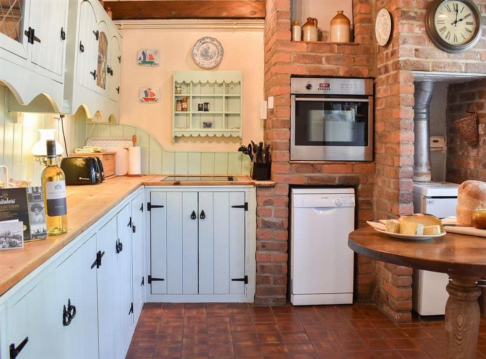 Kitchen at Tranquillity Cottage in Winfrith Newburgh, Dorset., Great Britain