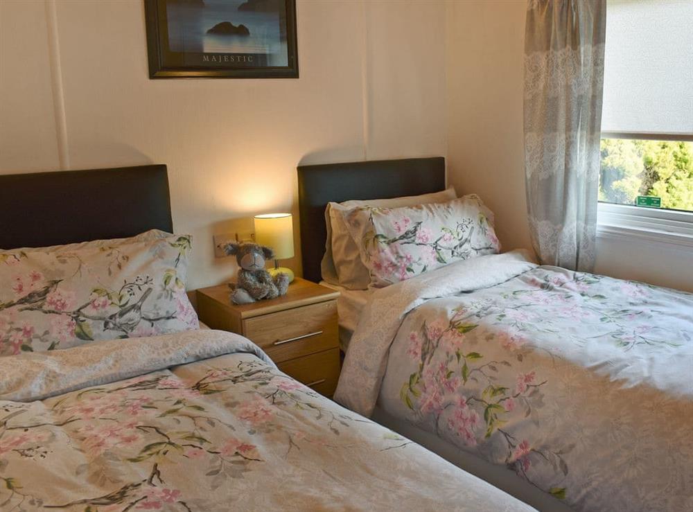 Cosy twin bedroom at Tranquillity in Haverigg, near Millom, Cumbria
