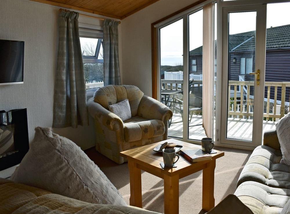 Homely living area at Tranquillity in Haverigg, near Millom, Cumbria