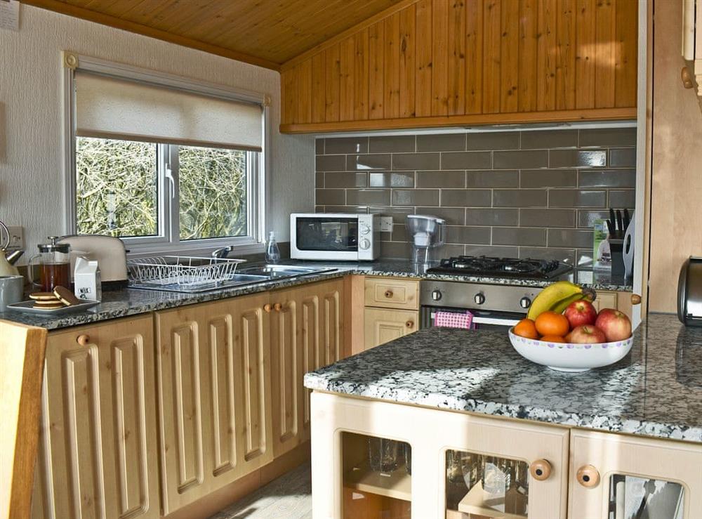Well equipped kitchen area at Tranquillity in Haverigg, near Millom, Cumbria