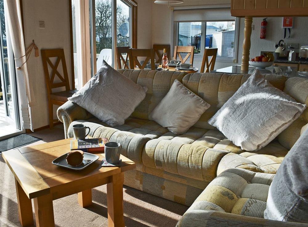 Well presented open plan living space at Tranquillity in Haverigg, near Millom, Cumbria