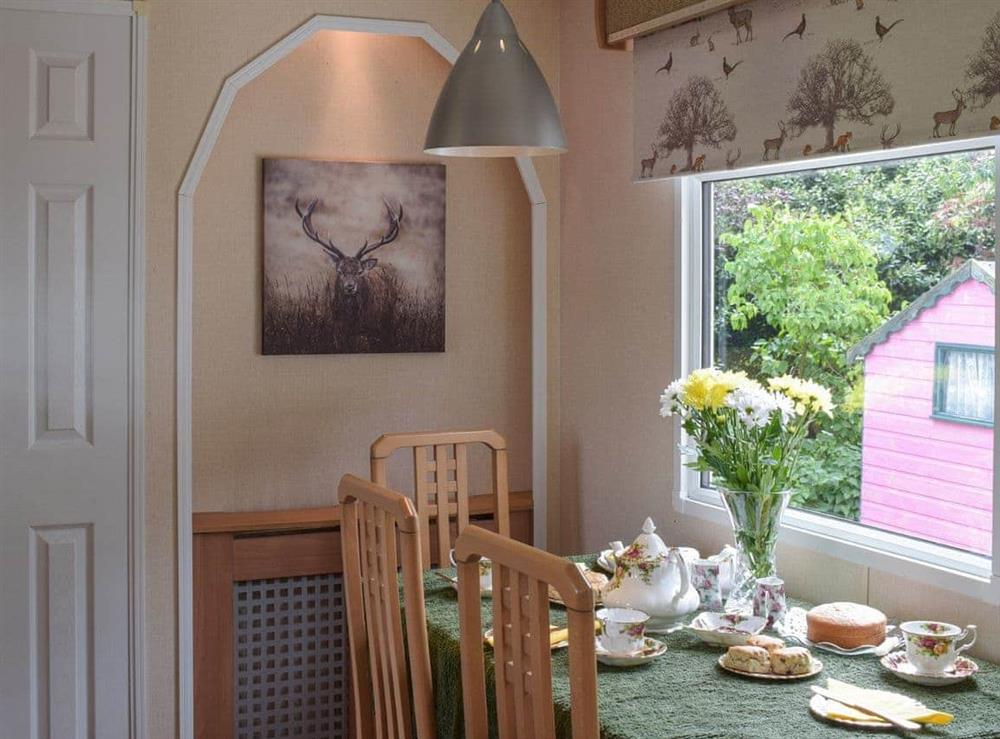 Dining Area at Tranquillity Lodge in Ayr, Ayrshire
