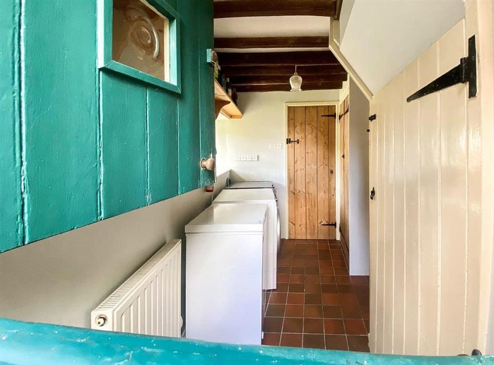 Hallway at Trapps Cottage in Haxton, Wiltshire