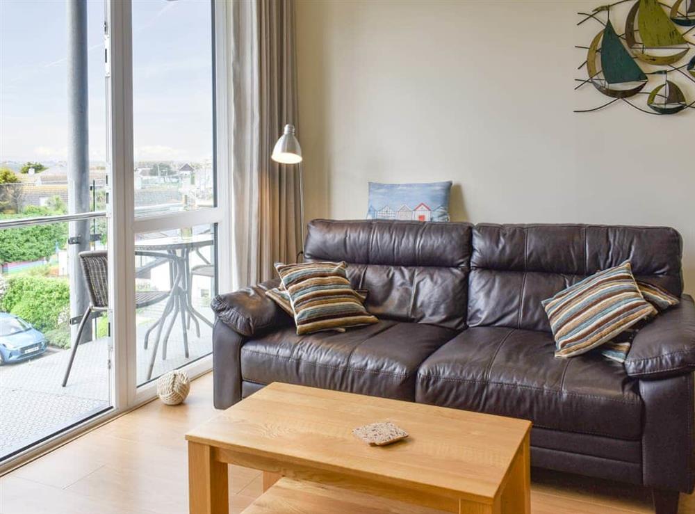 Living area at Tre Lowen in Newquay, Cornwall