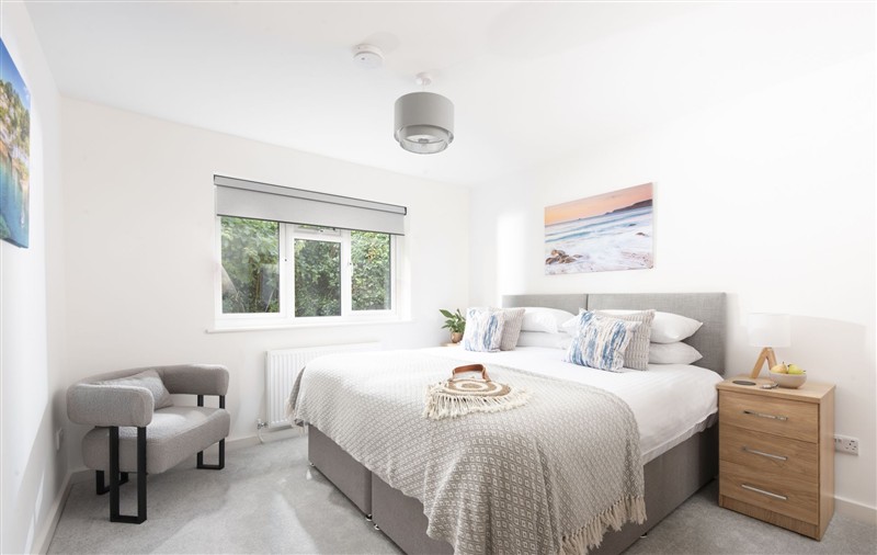 A photo of the bedroom at Tre Lowen, Cornwall