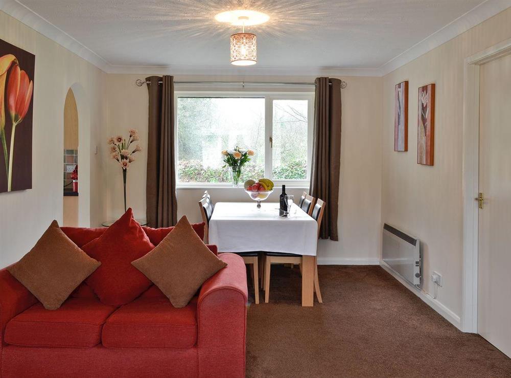 Living room & dining area at Trebah in Liskeard, Cornwall