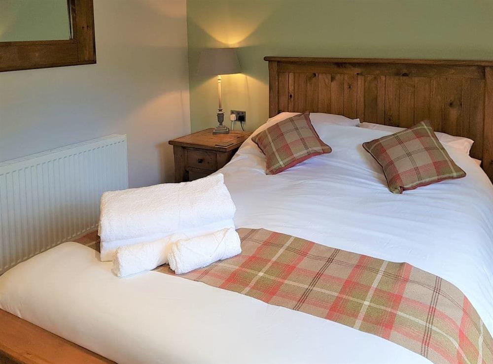 Bedroom with Kingsized bed at Trebor in Annan, near Carlisle, Dumfriesshire