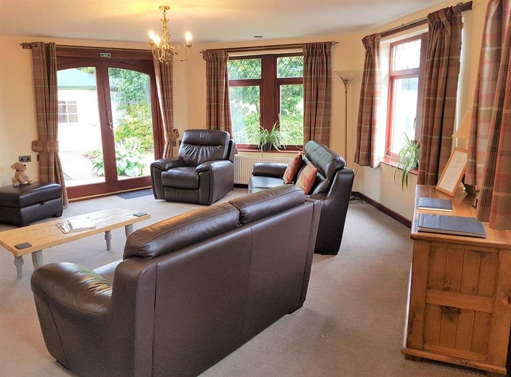 Living room at Trebor in Annan, near Carlisle, Dumfriesshire