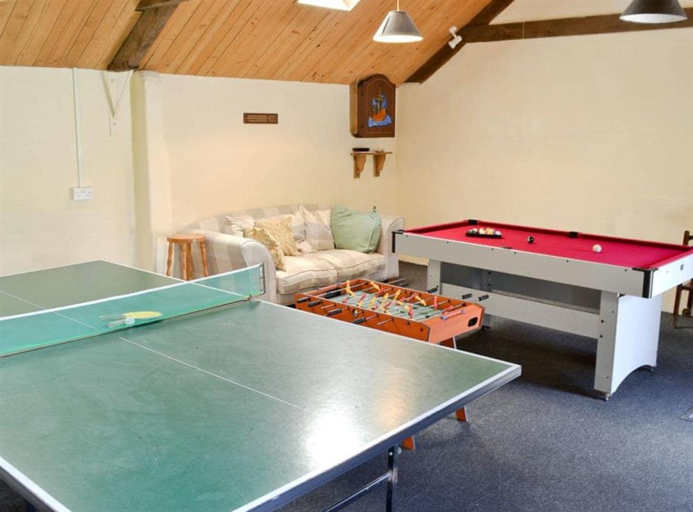 Games room at Holly, 