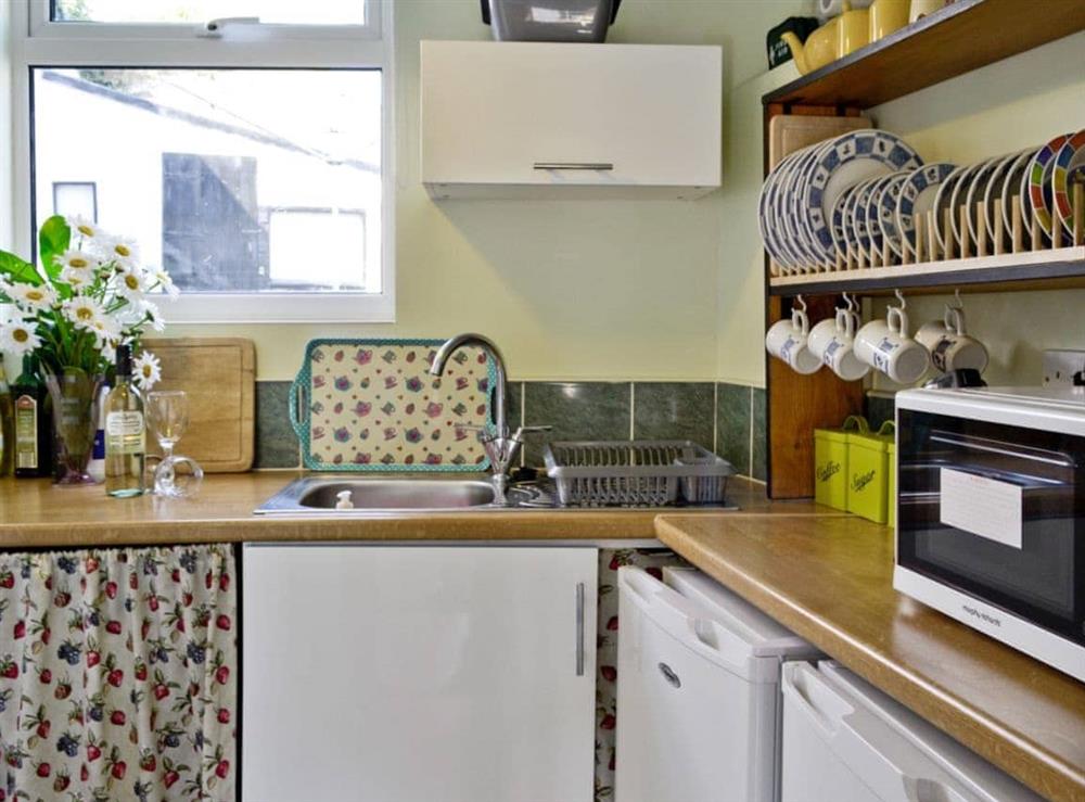 Kitchen at Trecarne Cottage in St Cleer, near Liskeard, Cornwall