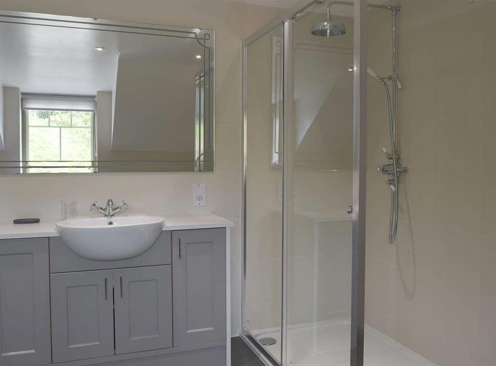 Bathroom with shower at Trecift in Llangoedmor, near Cardigan, Cardigan/Ceredigion, Dyfed