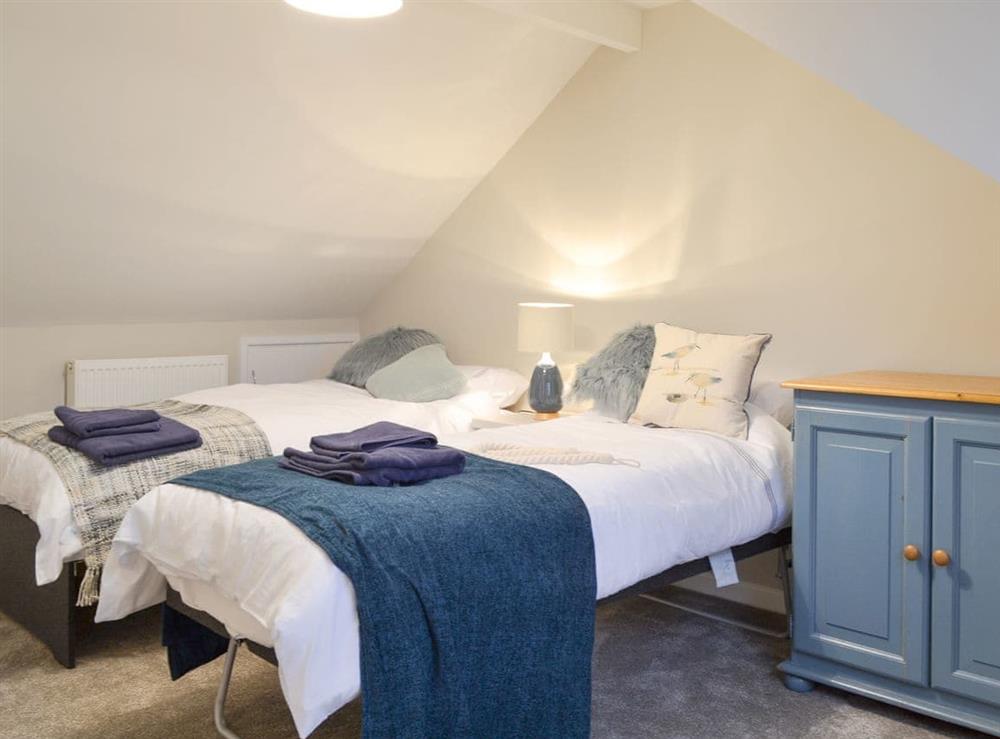 Good sized first floor twin bedroom at Treen in Lansallos, near Looe, Cornwall