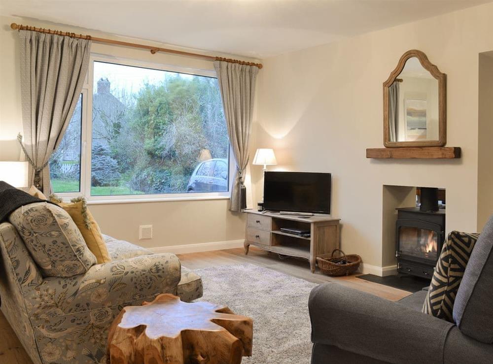 Spacious living area at Treen in Lansallos, near Looe, Cornwall