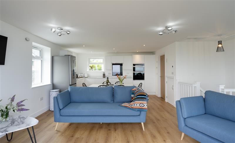 The living area at Treen, St Ives