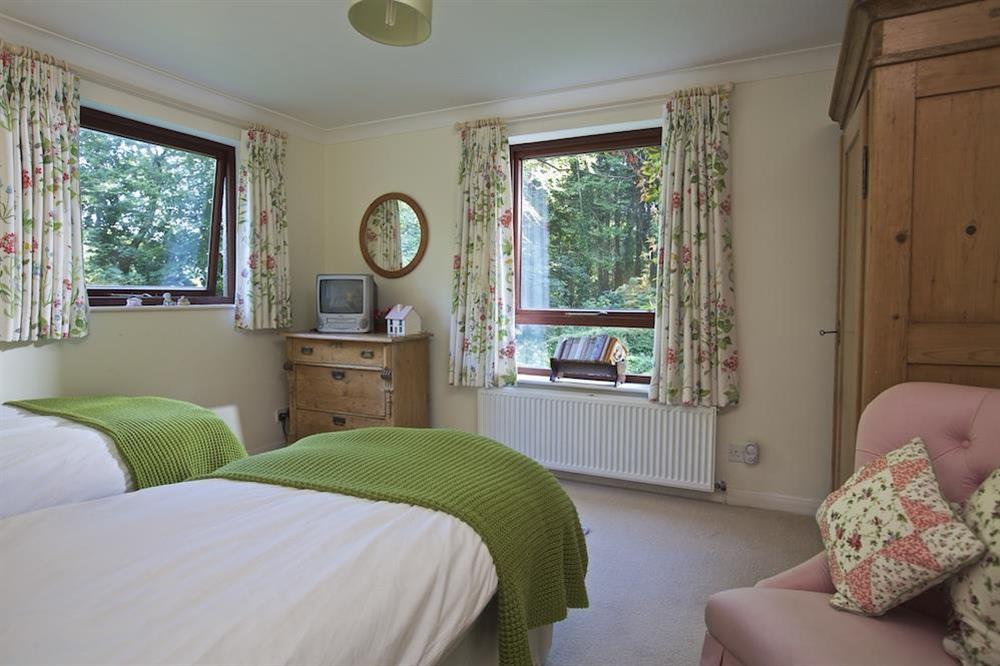 Twin bedroom on ground floor (photo 3) at Treetops in Moult Hill, Salcombe