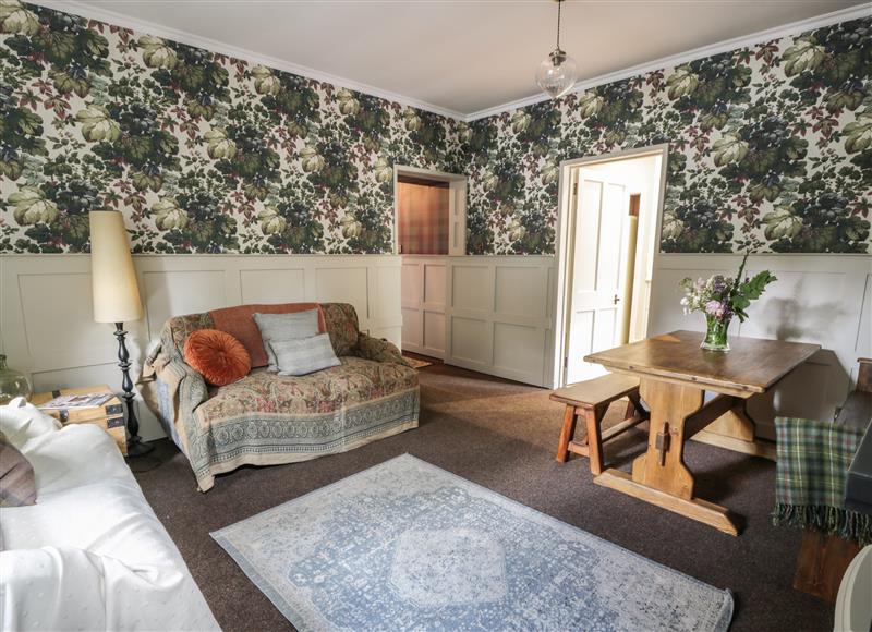 Enjoy the living room at Trefoil Cottage, Blyth Bridge near West Linton