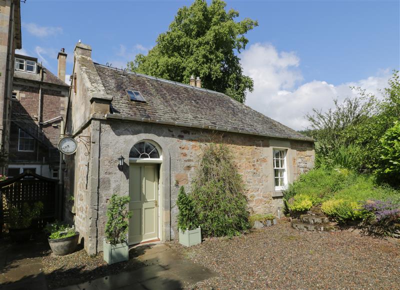 This is the setting of Trefoil Cottage at Trefoil Cottage, Blyth Bridge near West Linton