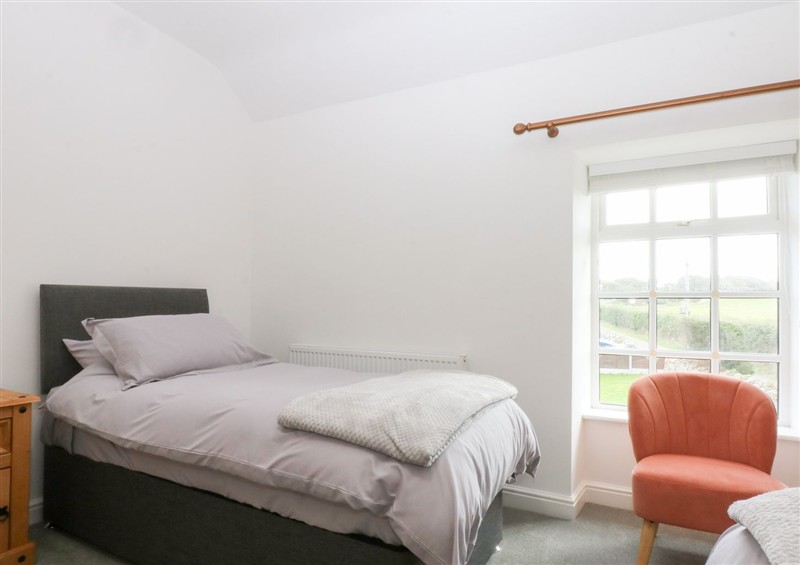 One of the bedrooms at Trefor Ganol, near Pentraeth