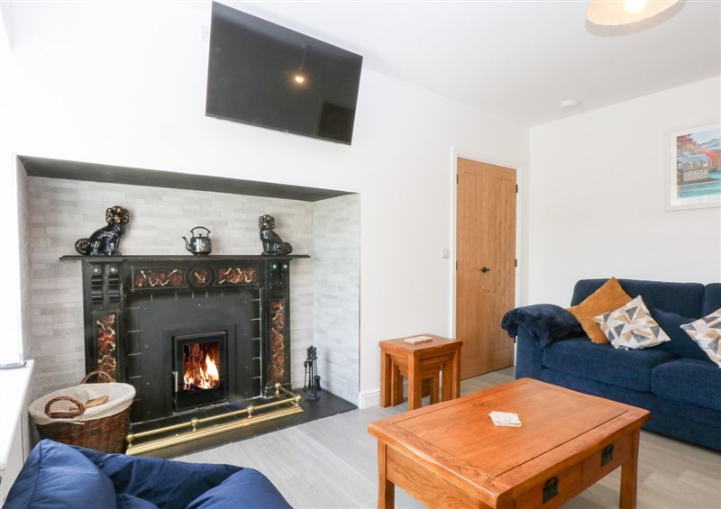 Relax in the living area at Trefor Ganol, near Pentraeth