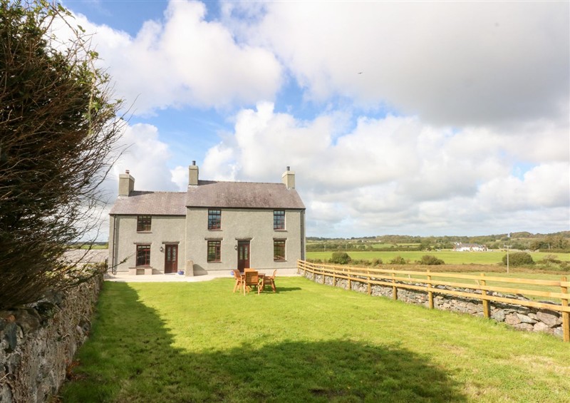 This is the garden (photo 2) at Trefor Ganol, near Pentraeth