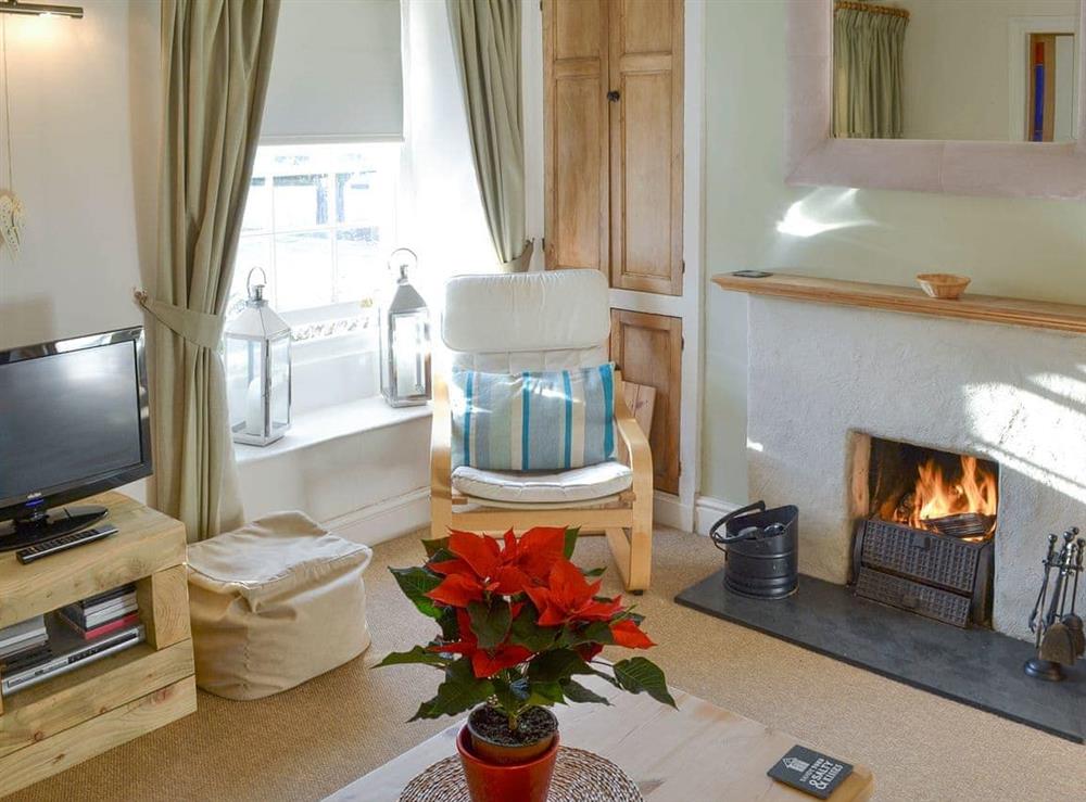 Charming living room at Trefusia in Bolingey, near Perranporth, Cornwall