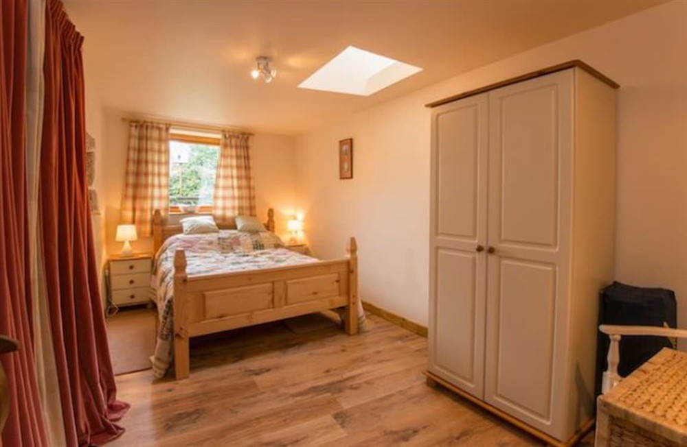 Bedroom at Treganoon Round Barn in Lostwithiel, Cornwall