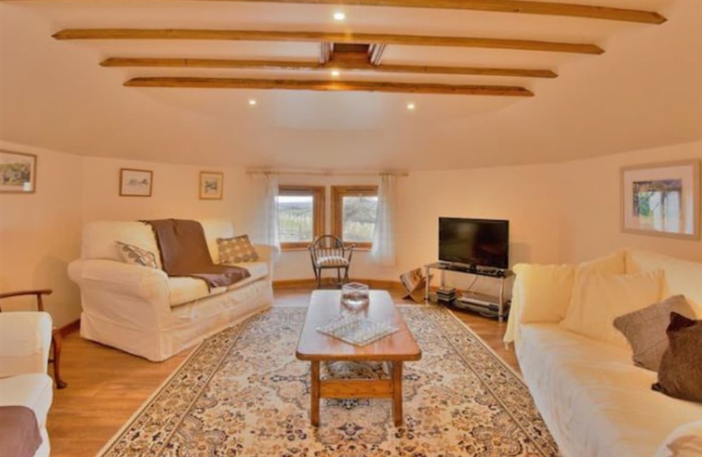 Living area (photo 3) at Treganoon Round Barn in Lostwithiel, Cornwall