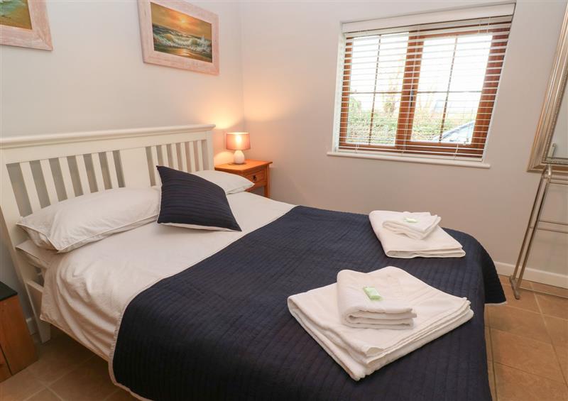 One of the 2 bedrooms at Tregonning Lodge, Ashton near Rosudgeon