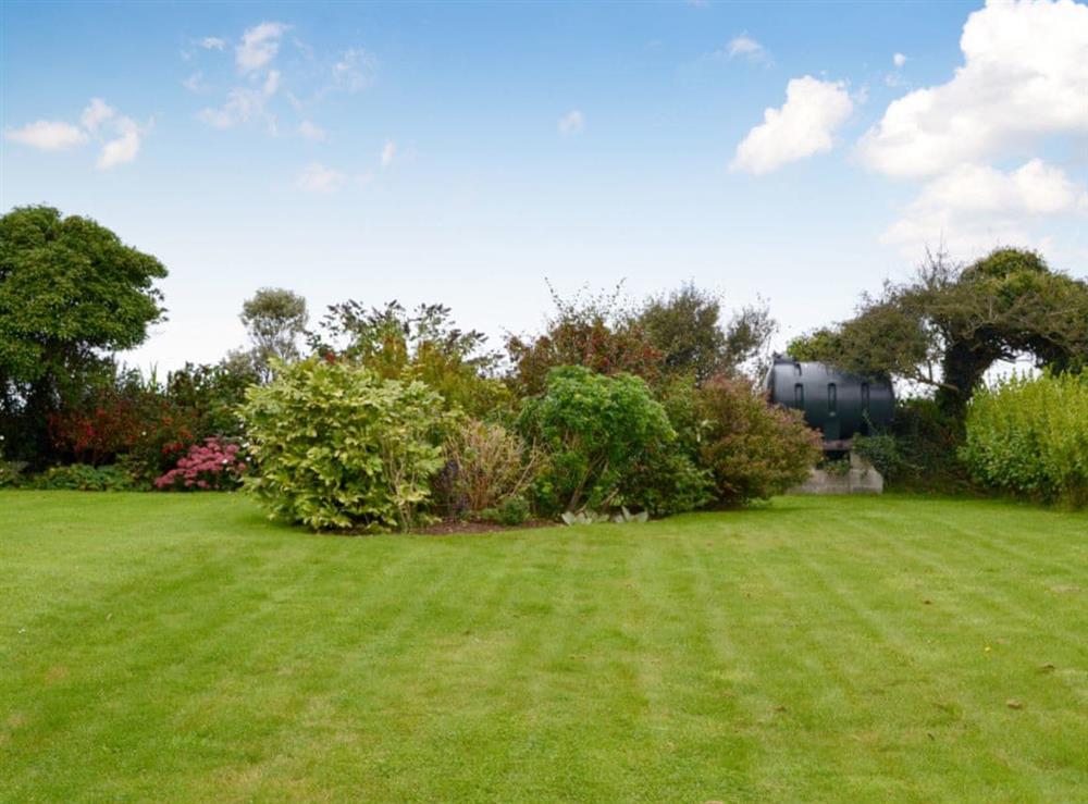 Garden at Tregoona in Crantock, near Newquay, Cornwall