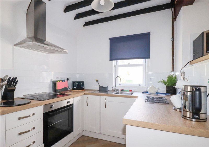 The kitchen at Tregundy Farmhouse, Perranporth