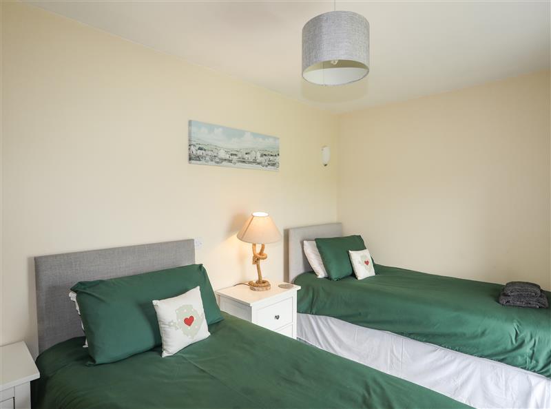 One of the 4 bedrooms at Tregynrig Bach, Cemaes Bay