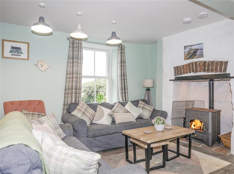 Relax in the living area at Tregynrig Bach, Cemaes Bay