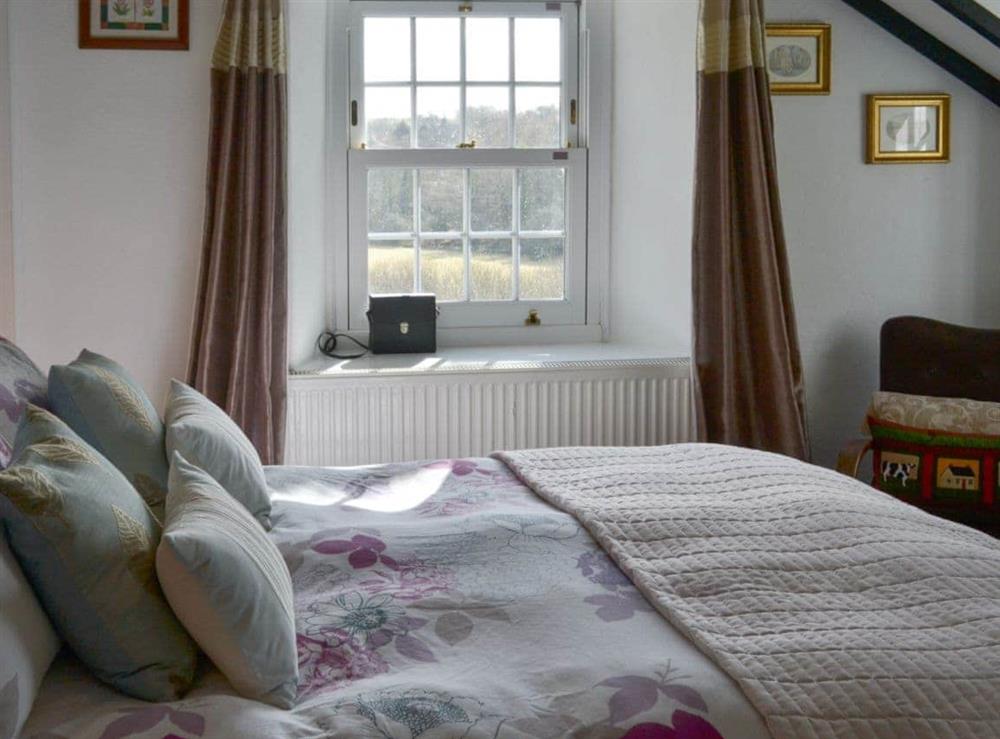 Double bedroom at Trekeive Cottage in North Trekeive, St Cleer, Liskeard, Cornwall., Great Britain