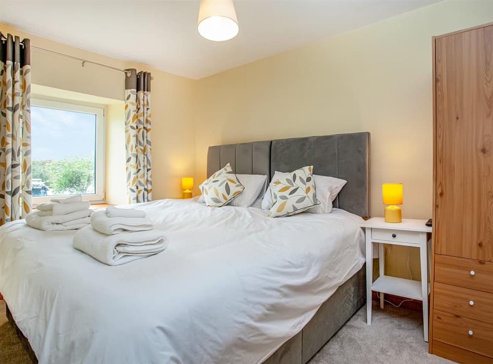 Double bedroom at Trelawney Cottage in St Austell, Cornwall