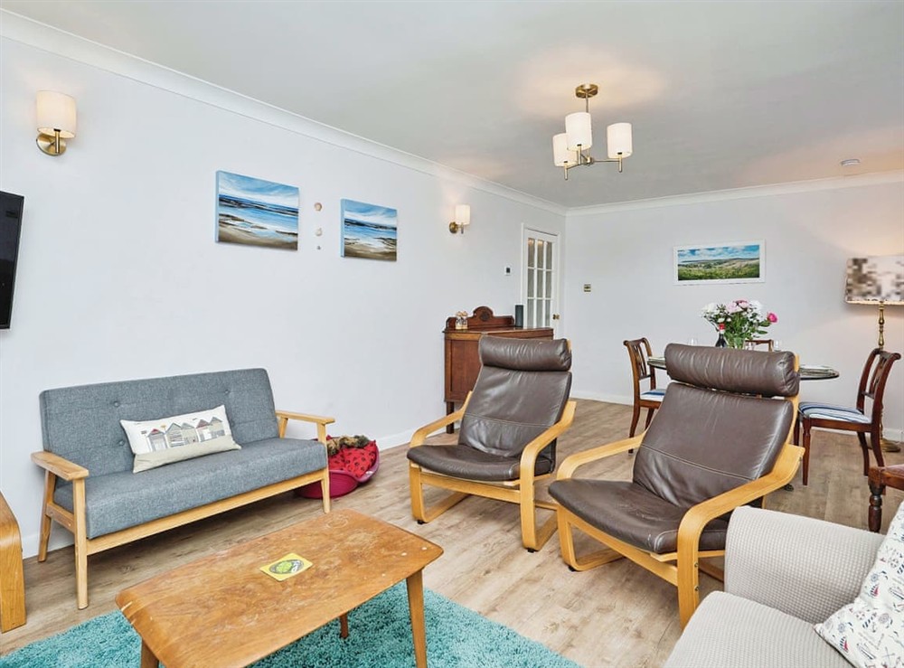 Living area at Trelawny Shores in Bembridge, Isle of Wight