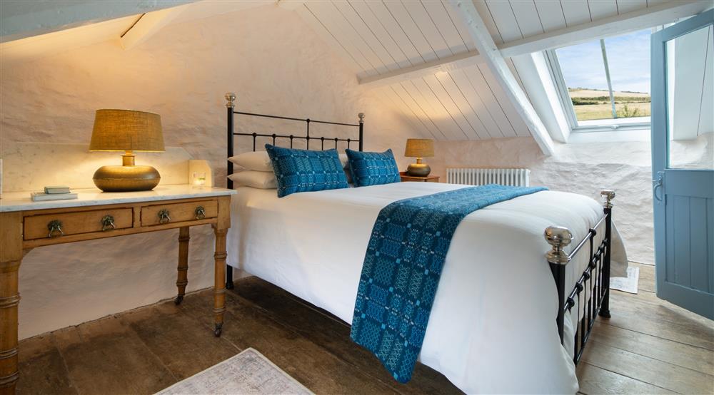 The double bedroom at Treleddyd Fawr Cottage in Haverfordwest, Pembrokeshire